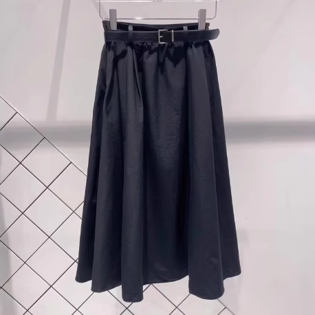 3J4S406吊牌1195小地素dzzit专柜正品2025冬一波女士纯色半身裙