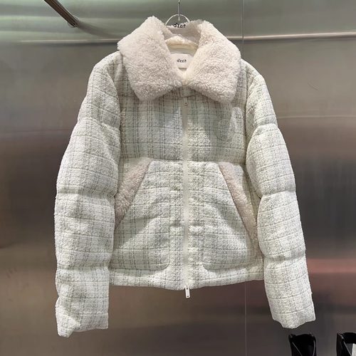 3J4K202吊牌2695小地素dzzit专柜正品2025冬五波女士短羽绒服