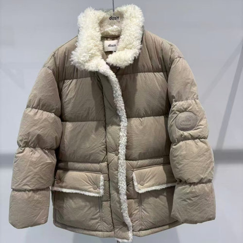 3J4K343吊牌2995小地素dzzit专柜正品2025冬六波女士中长羽绒服