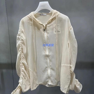 2I2F601吊牌2399大地素DAZZLE专柜正品 防晒衣火 2024夏女士长袖