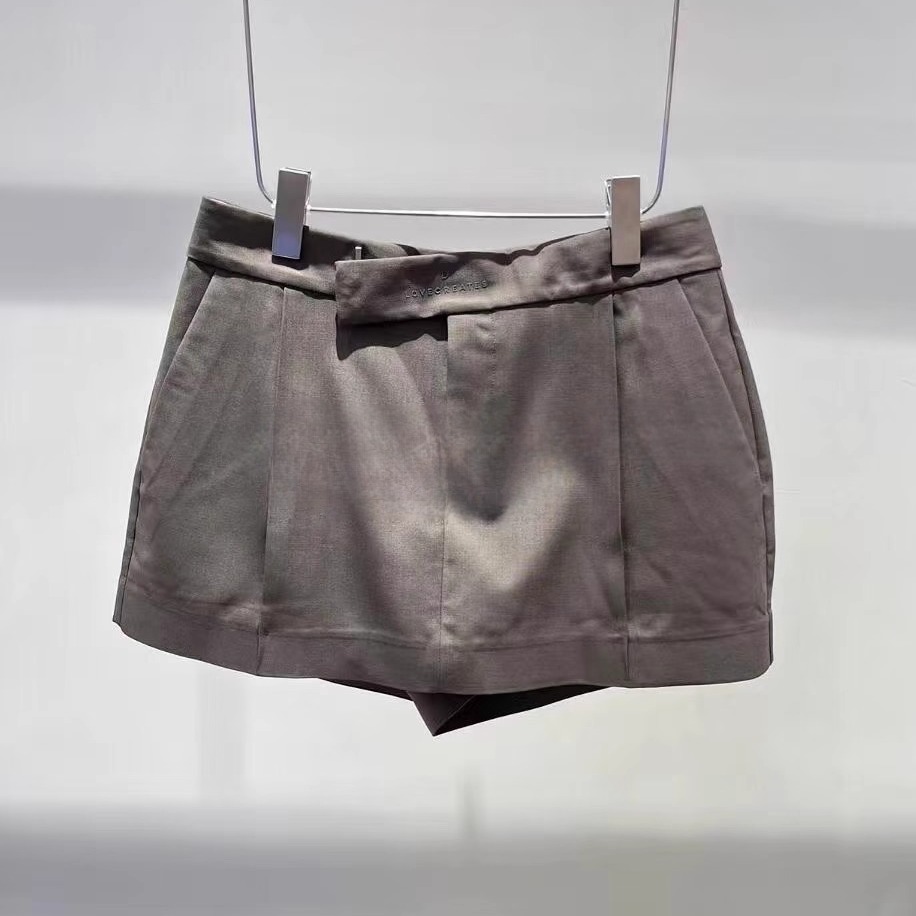 2J2Q131吊牌1299大地素DAZZLE专柜正品2025夏女短裤