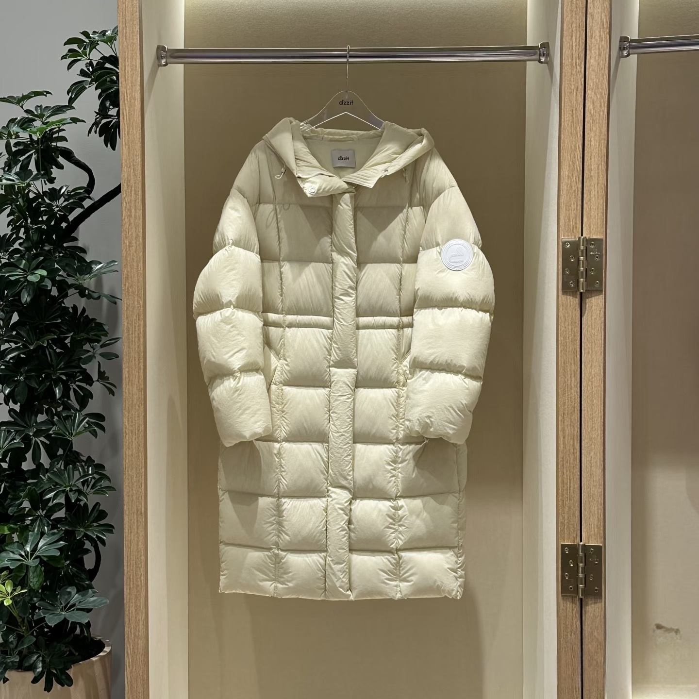 3J4K403吊牌3595小地素dzzit专柜正品2025冬五波女士长版羽绒服