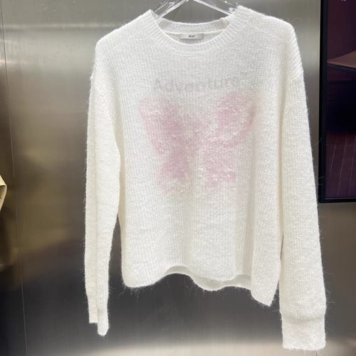 3J4E463吊牌1195小地素dzzit专柜正品2025冬三波女士圆领针织衫