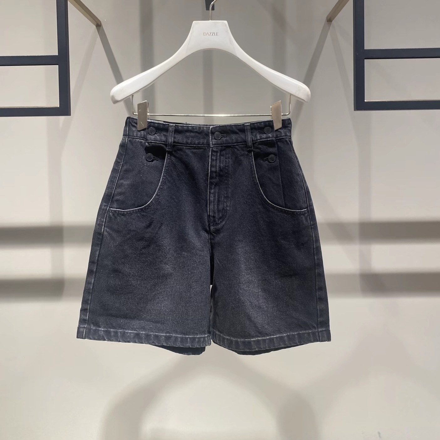 2J2R110吊牌1199大地素DAZZLE专柜正品2025夏女牛仔短裤