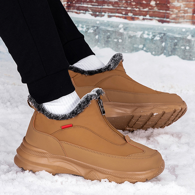 冬季爸妈棉鞋中年男女新款鞋