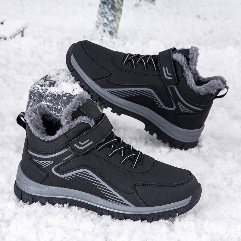 冬季新款高帮棉鞋老人鞋女鞋