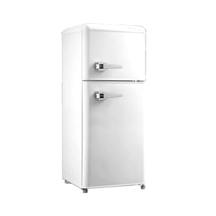 志高复古网红小冰箱家用租房宿舍小型静音节能冷藏冷冻双门电冰箱