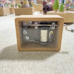 哈利波特八音盒迷你木制发条机芯复古手动音乐盒儿童礼物灵魂创作