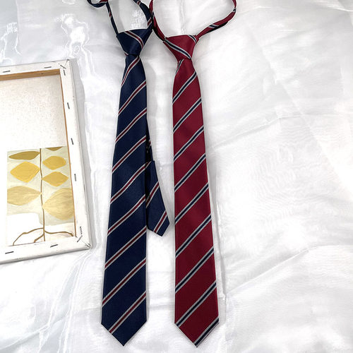 色织免打拉链休闲易拉得