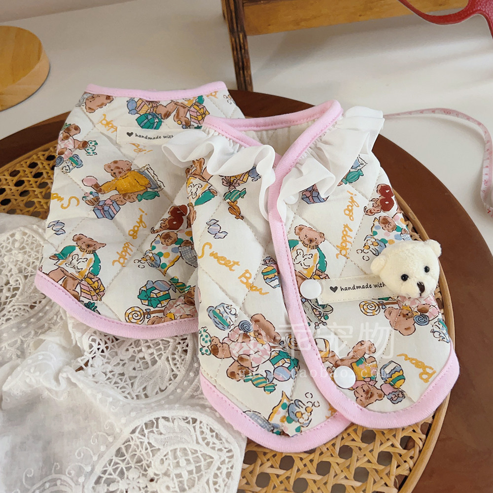 内外纯棉秋冬棉马甲 宠物狗狗泰迪约克夏比熊猫咪冬季保暖背心 棉,宠物/宠物食品及用品,猫宠物服装/雨衣（新）,淘宝优惠券,粉丝福利购,淘宝优惠卷