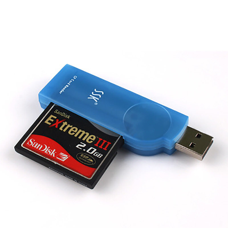 SSK飚王 琥珀 SCRS028 CF卡读卡CF卡内存卡读卡器cf卡套数据采集