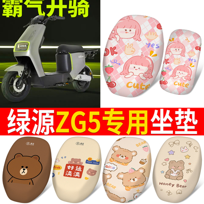 适用于【绿源ZG5】分段式坐垫