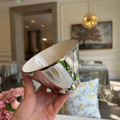 【轻奢斗笠碗】新款饭碗陶瓷碗沙拉碗燕麦碗早餐碗餐具家用高级感