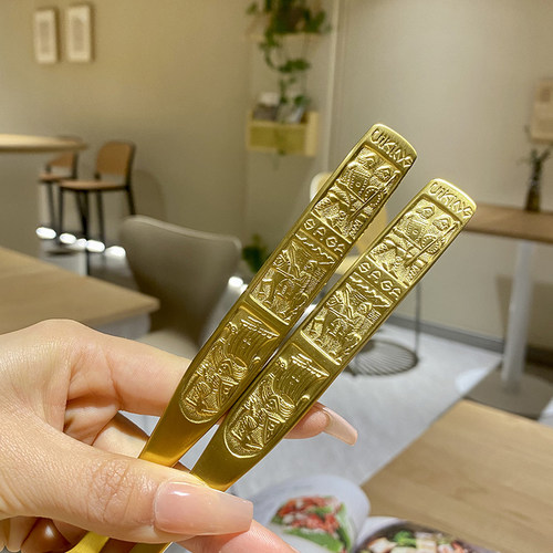 【老板娘自留款漂亮】古希腊浮雕主餐更饭勺18/10优质不锈钢汤勺