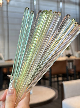 Rainbow彩虹系列 虫虫同款出口透明水晶筷洗碗机可用尖头防滑筷子