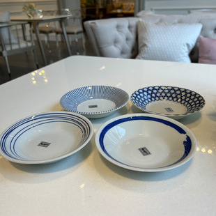 【老板娘自用】日式米饭碗 碟子高温釉下彩手绘陶瓷餐具 汤碗