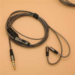 DIY VJJB耳机线 MMDC适用iRock A8 I8 N1 N3 V1S等10mm钛膜金属耳