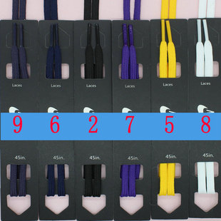 适配耐克窄款鞋带科比11代篮球鞋Zoom Kobe毒液5 网鞋鞋带6毫米宽