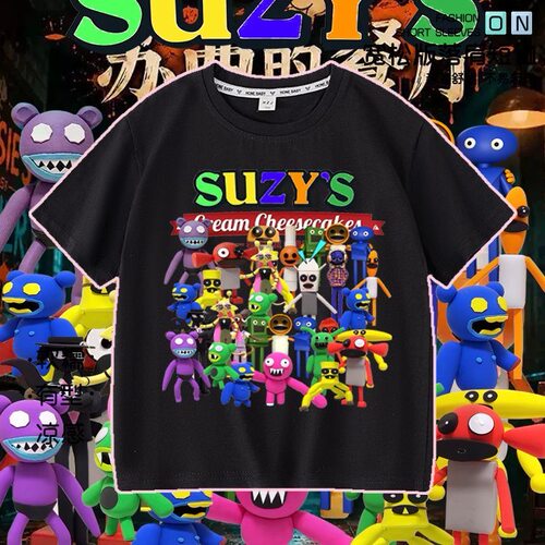 Suzys Restauran苏西的餐厅游戏衣服男童短袖t恤轻薄印花潮流上衣