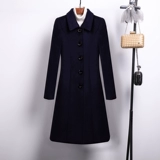 Длинное шерстяное пальто, зимний стеганый комбинезон, средней длины, облегающий крой, увеличенная толщина