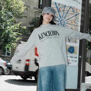 KencilBox千笔盒子潮流原创街舞街头基础款 T恤男黑灰藏蓝色女 长袖