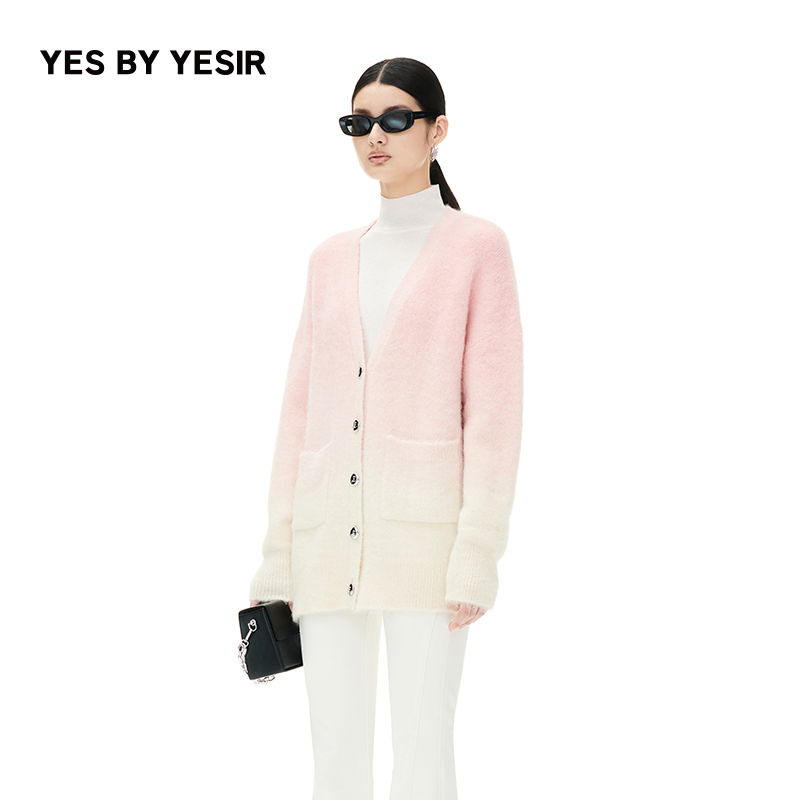 新品梦境针织羊驼毛开衫