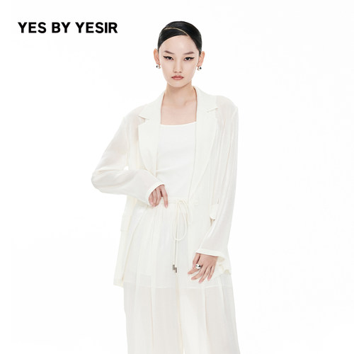 YESBYYESIR流光纱西服