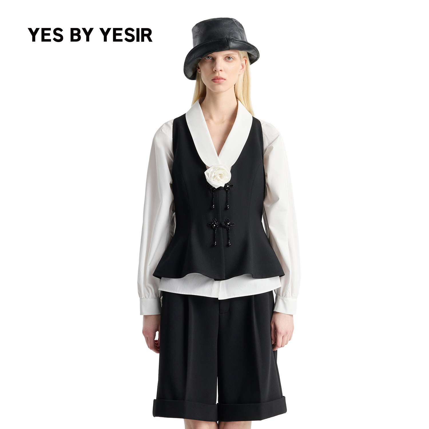 YESBYYESIR新中式翘摆马甲
