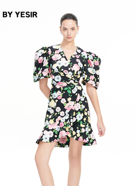 苏晓彤同款 YES BY YESIR叶谦原创设计师夏裙子花园连衣裙