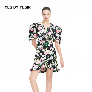 苏晓彤同款 YES BY YESIR叶谦原创设计师夏裙子花园连衣裙