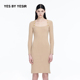 YES 针织连衣裙 绵羊毛修身 YESIR叶谦原创设计秋新款