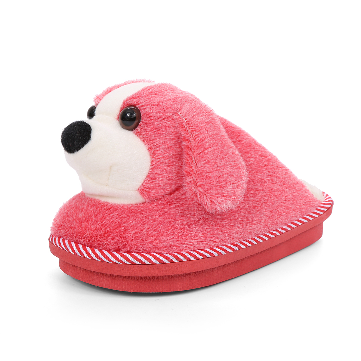 Chaussons enfants en suède pour hiver - semelle caoutchouc - Ref 1015076 Image 5