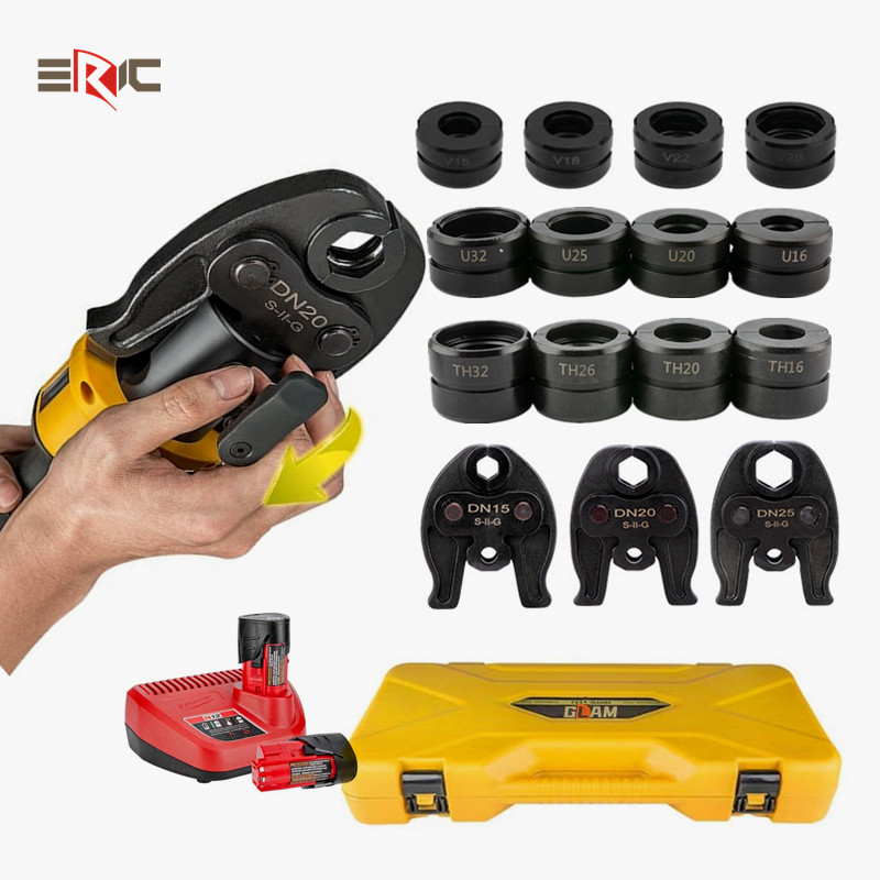 多功能充电式便携液压钳电动压管钳hhyd-1532薄壁不锈钢卡压工具