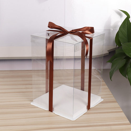 全透明生日蛋糕网红三层双层盒子