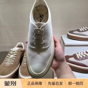 Loro Piana女鞋Nantucket Walk帆布系带平底运动鞋巴黎萌猫正品代
