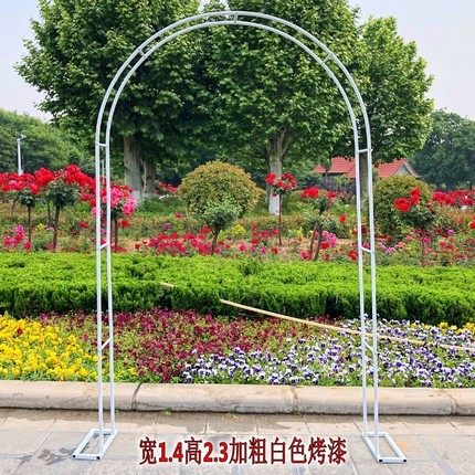 森系婚庆拱门花架花门架子鲜花铁艺户外爬藤架月季花架子花园花架