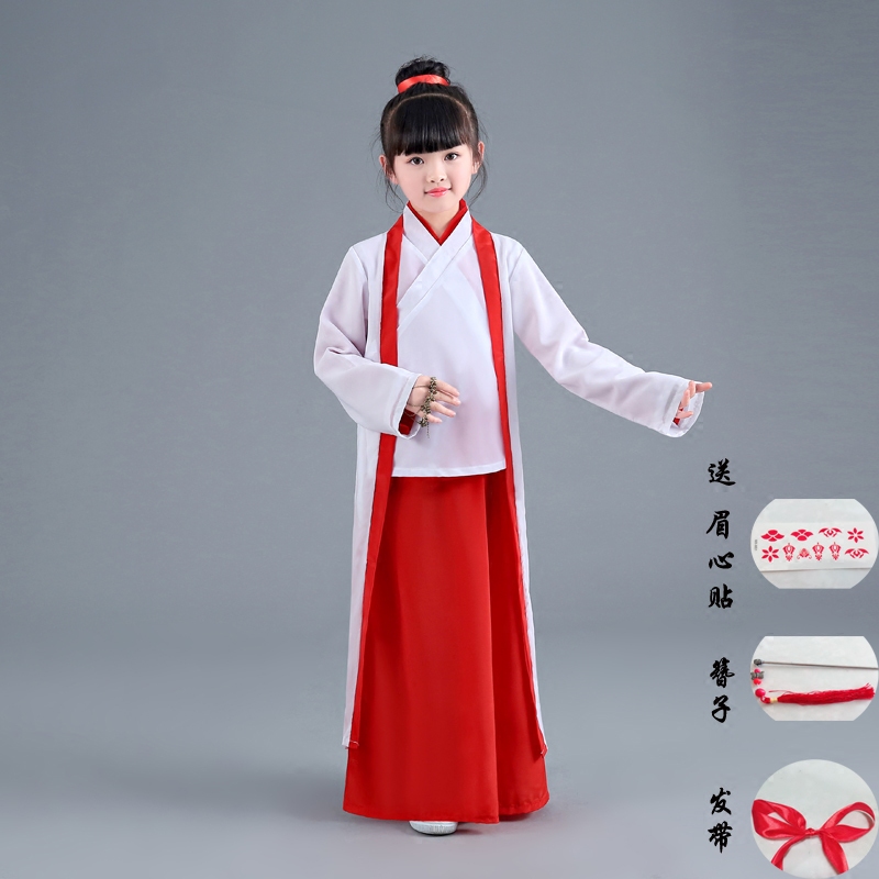 古筝舞蹈演出女表演服