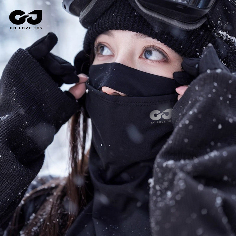 滑雪护脸面罩女生冬季头套防风防寒保暖专业男女户外专用滑雪脸罩