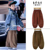 街舞裤 啦芙莱童装 子7711 男女儿童卫裤 潮宝收脚运动裤 2024秋季 新款