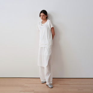 度假风屁帘长裤 SETTE 新款 女2025年夏季 SEVEN韩系叠穿白色休闲裤