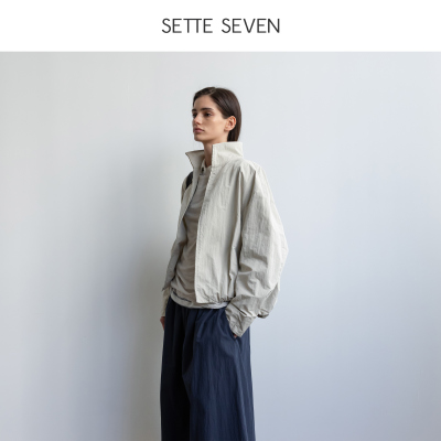 春季立领短外套女休闲夹克