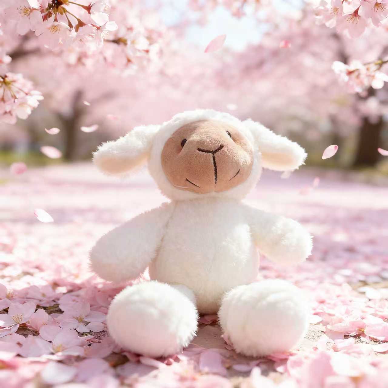 可爱小羊公仔毛绒玩具安抚布娃娃儿童玩偶生日礼物女生