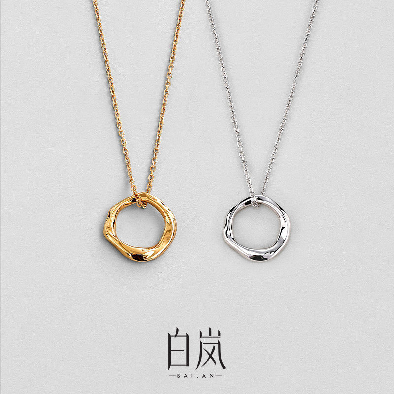 白岚项链女秋冬毛衣链925银简约轻奢气质原创小众设计感XL2123,饰品/流行首饰/时尚饰品新,项链,淘宝优惠券,粉丝福利购,淘宝优惠卷