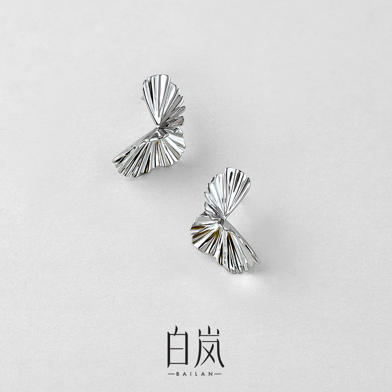 白岚银饰时尚925女耳饰耳钉