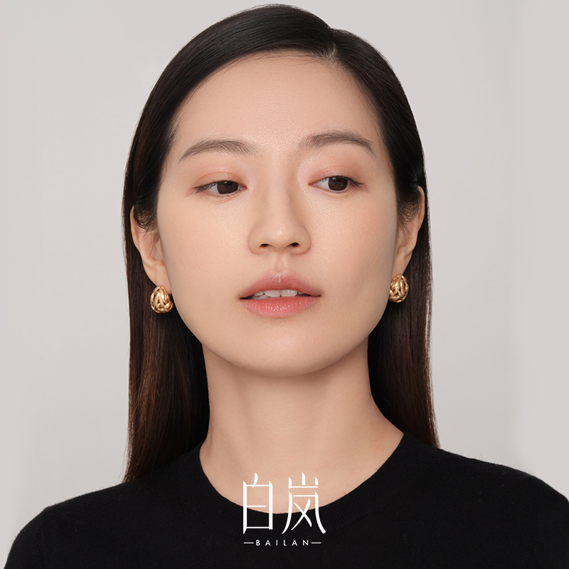 白岚925银轻奢气质耳饰女