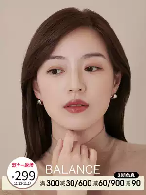 Bai Lan jewelry ear needle sterling silver 2021 New Tide earrings niche design sense advanced temperament autumn and winter earrings