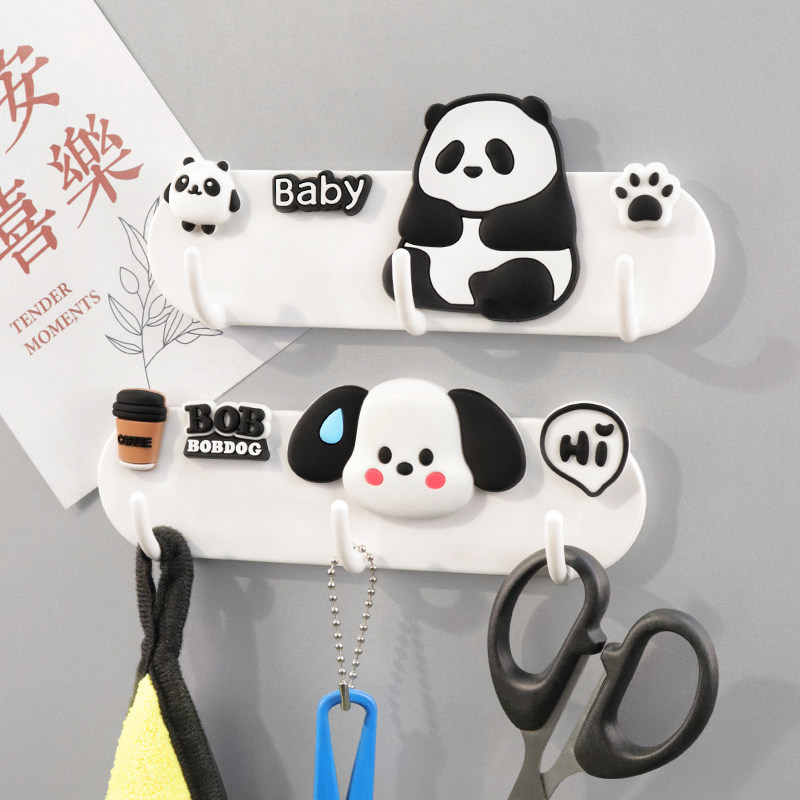 磁吸挂钩强力无痕吸铁石入户门后置物架免打孔侧边冰箱贴卡通挂钩,家居饰品,冰箱贴,淘宝优惠券,粉丝福利购,淘宝优惠卷