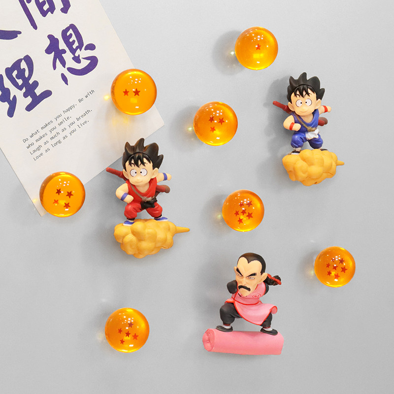 七龙珠飞行孙悟空冰箱贴创意3d立体磁性贴动漫卡通家居装饰磁力贴