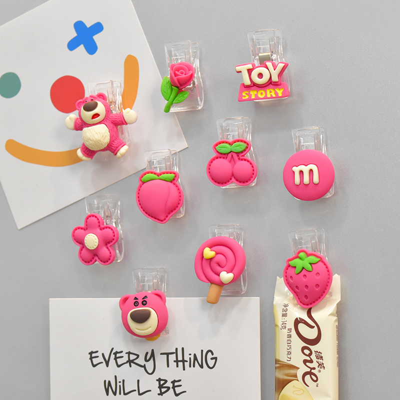 创意多功能夹子卡通熊冰箱贴