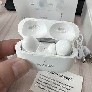 跨境Rowboo真无线蓝牙耳机 ANC主动降噪通透模式入耳运动超重低音